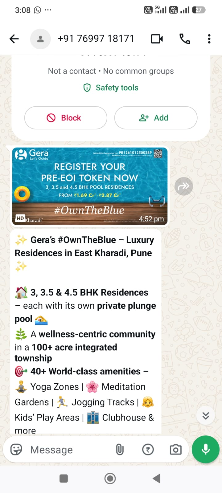 WhatsApp Marketing Example 4